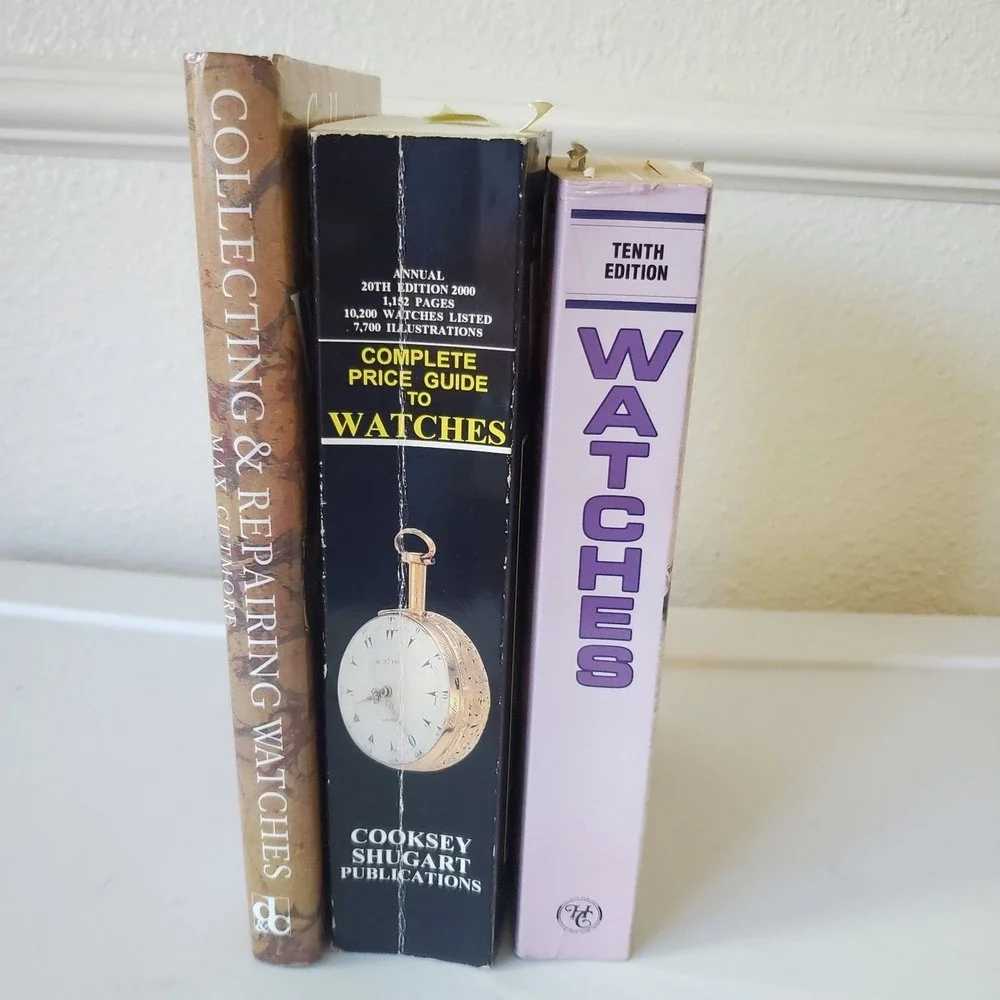 Watch Collection and Repair Books Parts Guides Cooksey Shugart Cutmore Lot Of 3